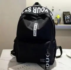 リュック 大容量 男女兼用 韓国 ブラック 黒 マザーズリュック リュックサック