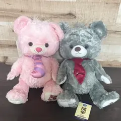 美品、レア】蓼科テディベア美術館 ぬいぐるみ 白黒クマ MION MINMI