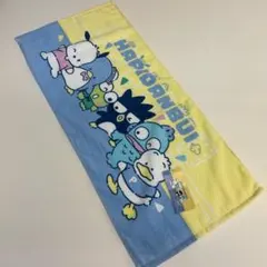 ハピダンブイ フェイスタオル ハンギョドン ポチャッコ バッドばつ丸 綿100%