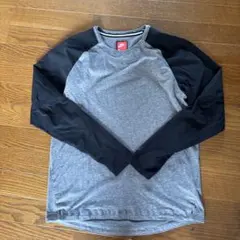 Nike 長袖カットソー M グレー/ブラック