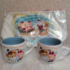 ディズニー　スーベニアカップ 2個+スーベニアランチケースセット