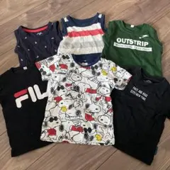 90cm Tシャツ 男の子 6点まとめ売り