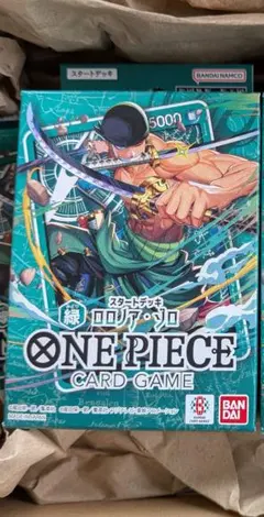 ワンピースカードゲーム スタートデッキ 緑 ロロノア・ゾロ - メルカリ