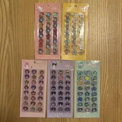 【正規品】サンリオ　おはじきふうシール　5枚セット