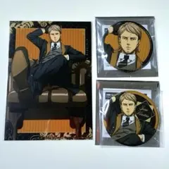 進撃の巨人 ジャン トレーディング 缶バッジ ブロマイド Dignified