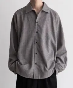 Casper John/イミテーションウールヒュージシャツ