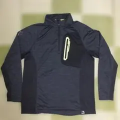 新品未使用！FieldCore ハーフジップカットソー ダークグレー