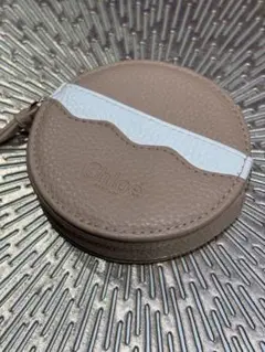 Chloé コインケース ベージュ 水色非売品