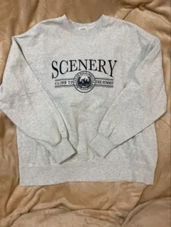 ローリーズファーム　USAウラケロゴプルオーバー　トレーナー