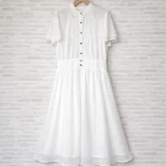 試着のみ】Clair Pintuck Lace Dress white M - メルカリ