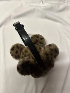 東京ディズニーリゾート ヒョウ柄耳あて 楽天市場】ミッキーマウス かわいいヒョウ柄 イヤーマッフル