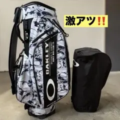 【希少カラー】大人気‼️オークリー キャディバッグ ホワイトエバーカモ　軽量　美品のサムネイル
