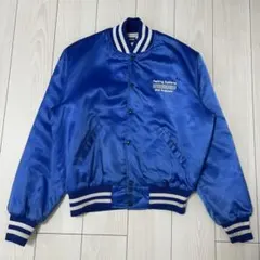 80s Holloway スタジャン USA製 企業ロゴ ワンポイント