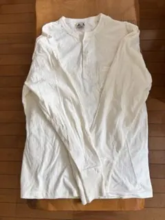 GLAD HAND & Co. ヘンリーネック 長袖シャツ ホワイト Mのサムネイル