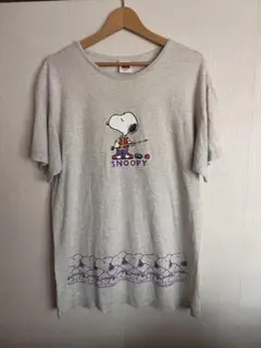 90s SNOOPY Tシャツ　Vintage PEANUTS ビリヤード　L