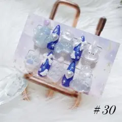 ❥ ‬30 ネイルチップ ジェルネイル サブカル 天使界隈 量産型 平成女児