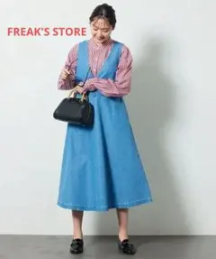 FREAK'S STORE　デニムサロペットスカートのサムネイル