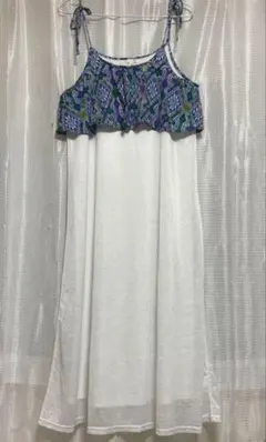 チチカカエスニック柄キャミワンピース