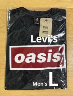 【希少】リーバイス　オアシス　Tシャツ ブラック　メンズL 新品未使用