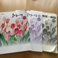 iワーク 中1 数学 3冊セット