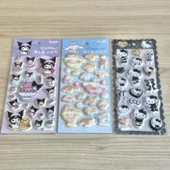 サンリオ 韓国 公式 マシュマロシール 3種セット