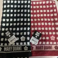 新品未使用！MARY QUANT ドット柄ハンカチ2色セット