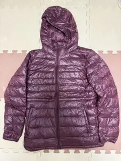 OLD UNIQLOユニクロ ワインレッド フード付き ダウンジャケット