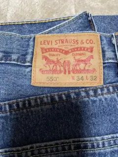 LEVI'S 550 デニム 34x32 インディゴ