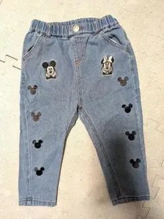しまむら　リトシー　Disney　デニムパンツ