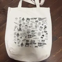WEGO トートバッグ ホワイト 総柄のサムネイル