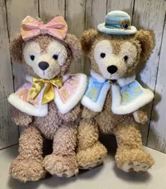 希少！ダッフィー &シェリーメイ　ぬいぐるみS +コスチュームセット
