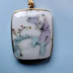 中国時代物陶器ペンダント