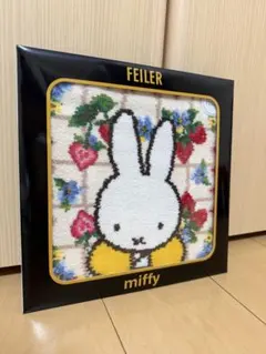 完売】フェイラー ハンカチ☆ミッフィーコラボ☆ホワイトフラワー
