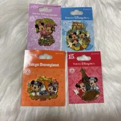 東京ディズニーリゾート ピンバッジ4個セット