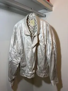 N.HOOLYWOOD 初期タグ レザージャケット ノーカラーライダース 白
