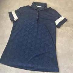 【美品】adidas golf ネイビー ポロシャツ