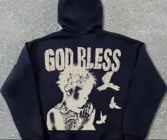 GOD BLESS 子供デザイン ジップパーカー