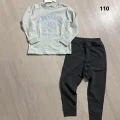 【新品】ユニコーン りルームウェア 長袖 パジャマ 110 綿 キッズ 女の子