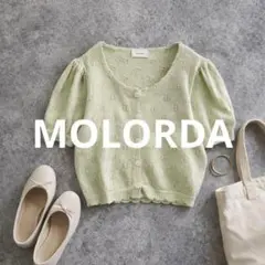 n447【MOLORDA】半袖カーディガン オルチャンファッション ショート丈のサムネイル