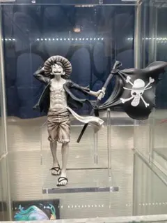 値下げONE PIECE magazineモンキー・D・ルフィフィギュアモノクロ