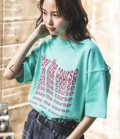 美品 PAGEBOY【PBLIM】アソートカラーTシャツ M ミントのサムネイル