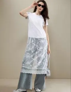 【最終値下げ】SHEIN レースキャミワンピース