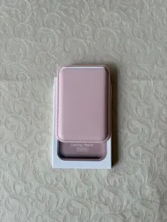 iPhone ファインウーブンウォレット ピンク
