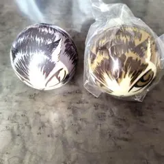 猫のダヤン　キャラクター顔ボール 2個セット　わちふぃーるど