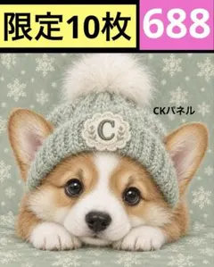 限定10枚！　レアパネル生地　無くなり次第終了です　6犬種パネル