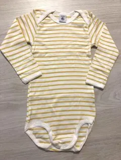 新品　PETIT BATEAU 長袖ボディスーツ 36m/95cm