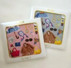 【予約完売品】FEILER 和光 「WAKO CLOSET」ハンカチ 2枚セット