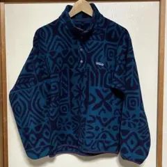 パタゴニア 90s シンチラスナップT 柄物 S?XS? フリースジャケット