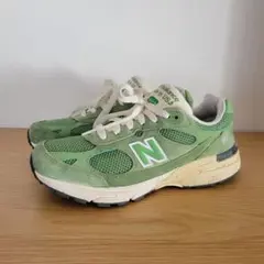 ケ*ジ様 美品 New Balance U993GW グリーン アメリカ製 Mi