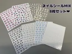 花びら　ハローキティ　ネイルシールMIX 8枚セット